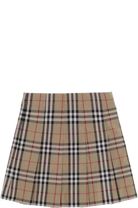ガールズ Burberryのボトムス Burberry Check Pattern Skirt
