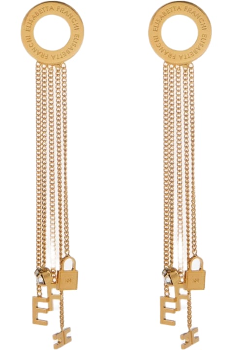 Elisabetta Franchi Earrings for Women Elisabetta Franchi Earrings With Hanging Tassels And Charms