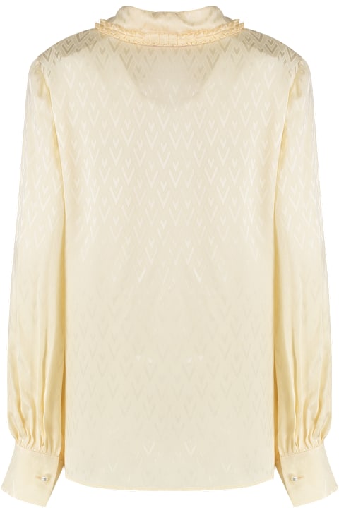 Clothing for Women Valentino Garavani Toute La V Silk Shirt