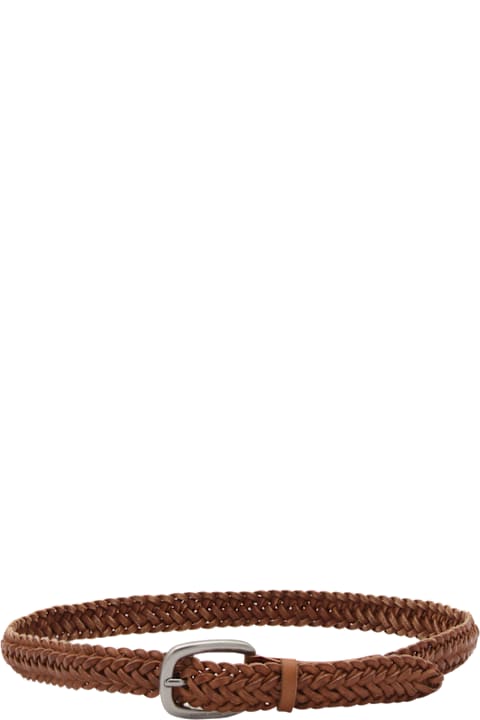 Golden Goose Accessories for Men Golden Goose Brown Leather Belt