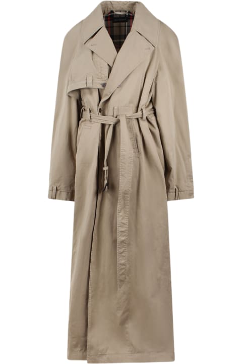 Balenciaga Coats & Jackets for Women Balenciaga Deconstructed Trench Coat