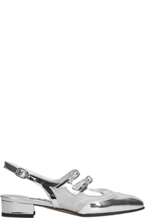 Carel Shoes for Women Carel Pechenight Ballet Flats In Silver Leather