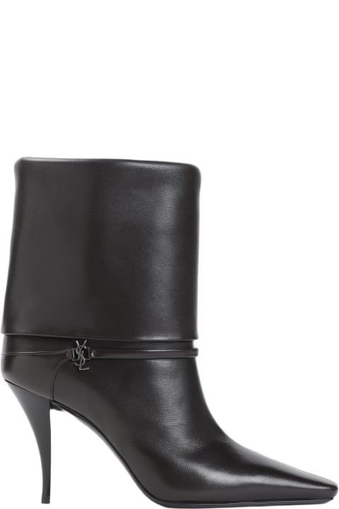 Saint Laurent أحذية برقبة لـ السيدات Saint Laurent Vicky Ankle Boots
