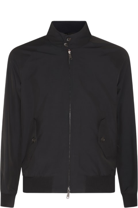 Baracuta Coats & Jackets for Men Baracuta Dark Blue Cotton Blend Casual Jacket