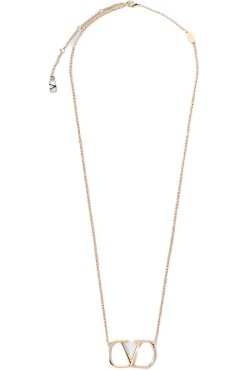 Valentino Garavani Necklaces for Women Valentino Garavani Logo Chain Necklace