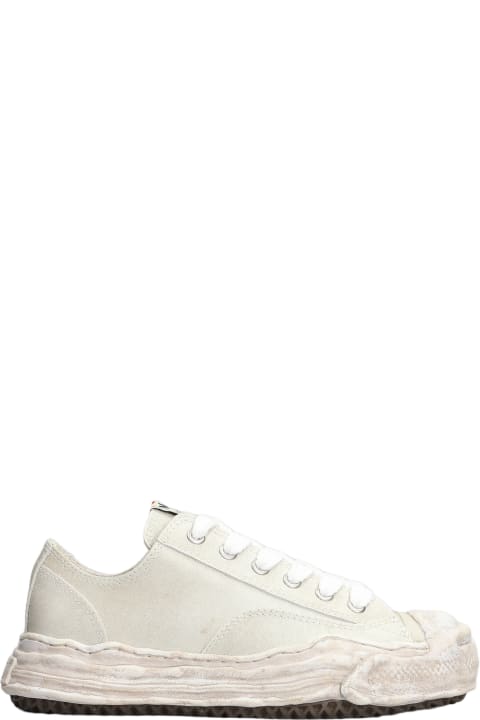 Homeware Mihara Yasuhiro Hank Sneakers In Grey Leather