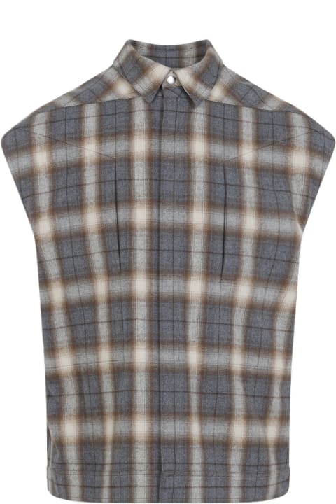 Rick Owens Clothing Sale for Men Rick Owens Sleeveless Jumbo Jacket