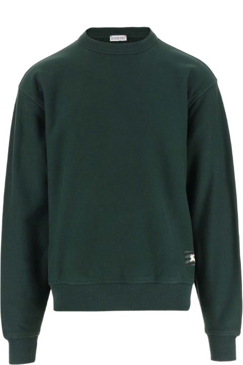 Fleeces & Tracksuits for Men Burberry Cotton Sweatshirt With Logo