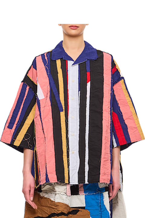 Casey Casey Clothing for Women Casey Casey April Shirt-stripe Patchwork