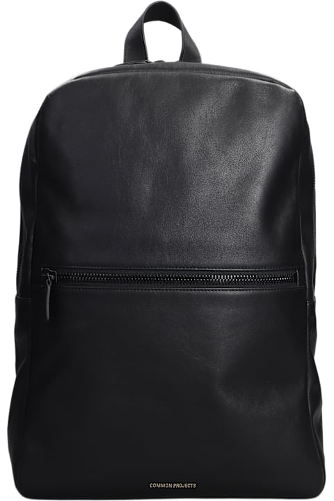 Common Projects for Men Common Projects Backpack In Black Leather