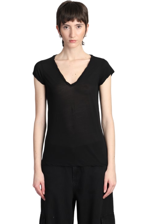 James Perse Clothing for Women James Perse T-shirt In Black Cotton