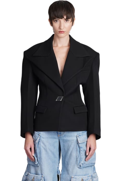 The Attico Coats & Jackets for Women The Attico Blazer In Black Wool