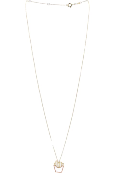 Aliita Necklaces for Women Aliita Yellow Gold Papitas Enamel Necklace