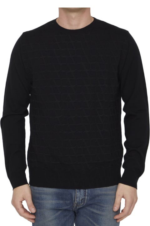 メンズ ニットウェア Valentino Toile Iconographe Sweater