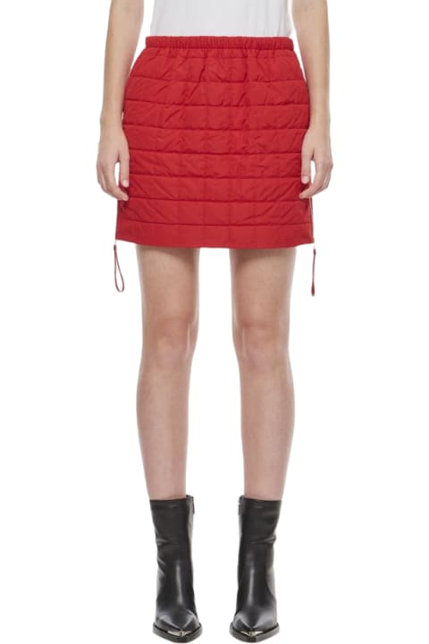 Max Mara Clothing for Women Max Mara Quilted Nylon Kim Miniskirt