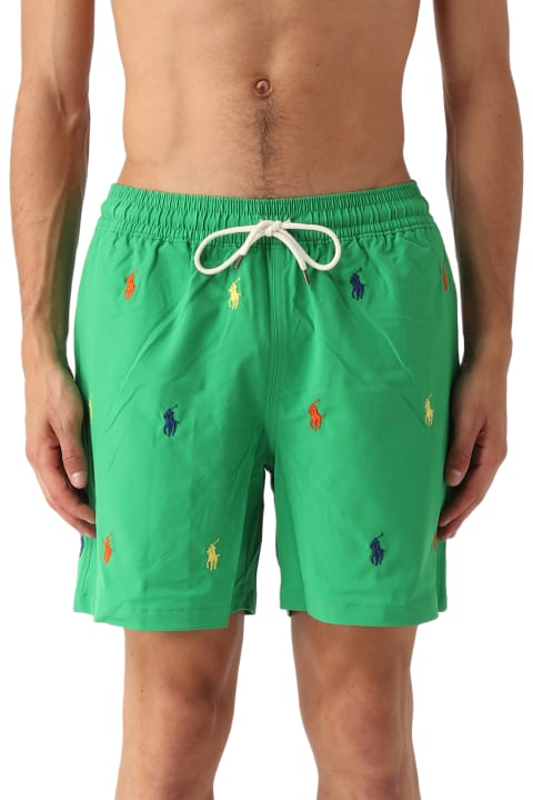 Swimwear for Men Polo Ralph Lauren Traveller Mid Trunk Swim Shorts