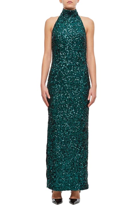 Rotate by Birger Christensen for Women Rotate by Birger Christensen Sequins Halterneck Dress