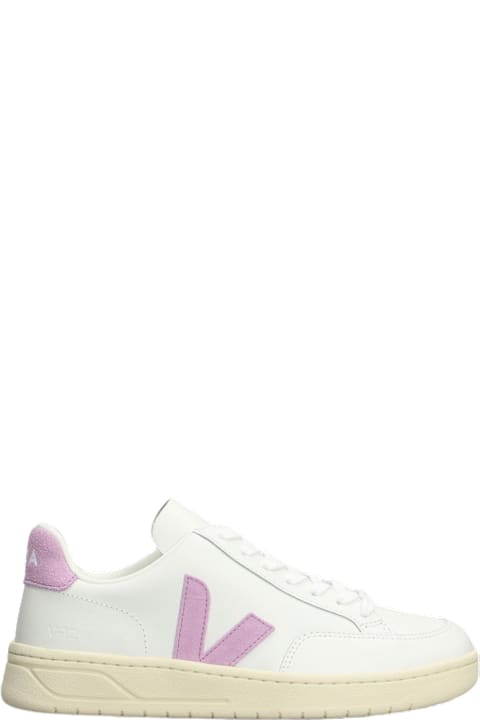 Veja Sneakers for Women Veja V-12 Sneakers In White Leather