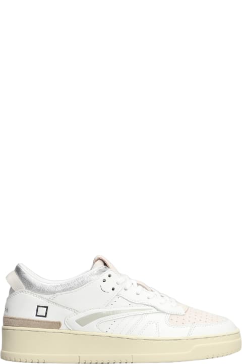 D.A.T.E. Sneakers for Women D.A.T.E. Torneo Sneakers In White Leather