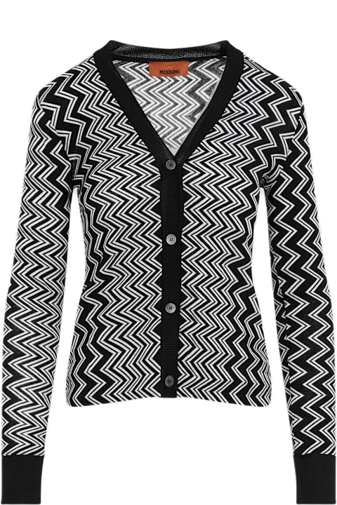 Missoni Sweaters for Women Missoni Zigzag Patterned Knitted Cardigan