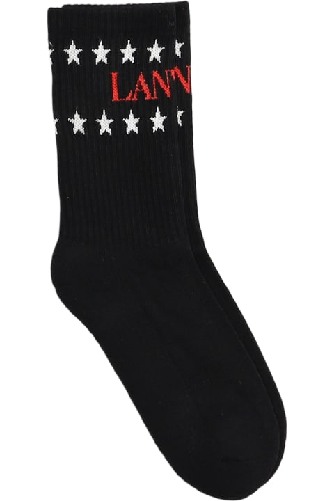 Lanvin Underwear for Men Lanvin Socks In Black Cotton