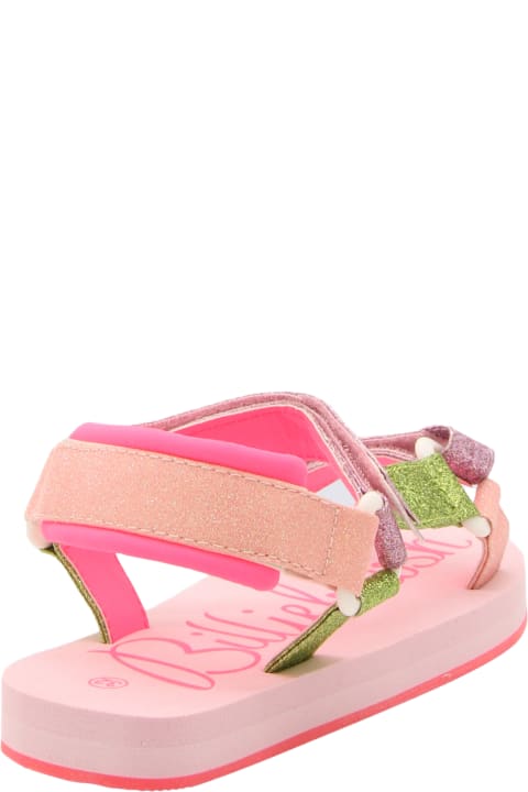 キッズ新着アイテム Billieblush Pink Rubber Sandals