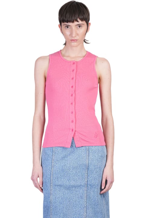 J.W. Anderson Clothing for Women J.W. Anderson Topwear In Rose-pink Cotton