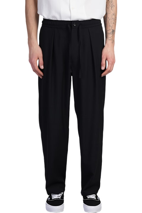 Attachment الملابس لـ القسم الرجالي Attachment Pants In Black Wool
