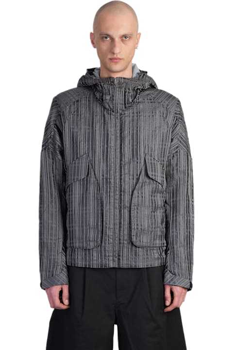 J.L-A.L Women J.L-A.L Eon Jacket Casual Jacket In Grey Cotton