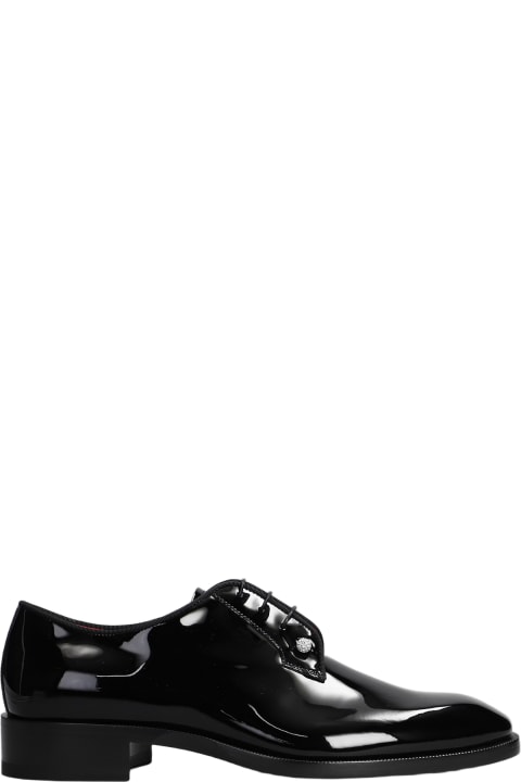 Chambeliss Night Lace Up Shoes In Black Patent Leather