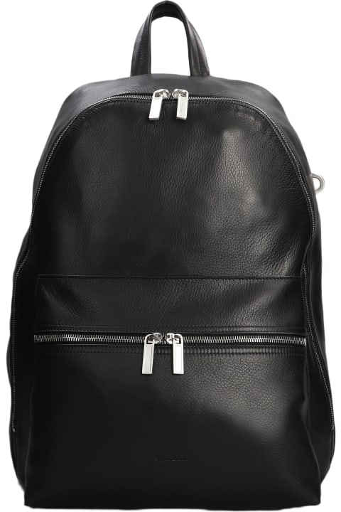 Rick Owens Backpacks for Men Rick Owens Backpack Backpack In Black Leather