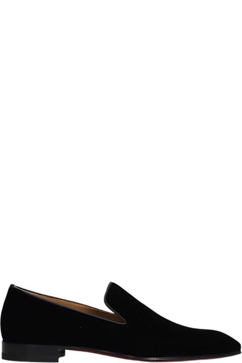Loafers & Boat Shoes Sale for Men Christian Louboutin Dandelion Loafers In Black Velvet