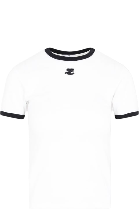 Homeware Courrèges Bumpy Contrast T-shirt Reedition