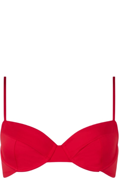 Homeware MC2 Saint Barth Red Bea Bralette Underwired Bikini