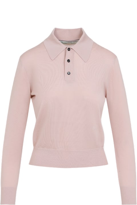 Bottega Veneta Topwear for Women Bottega Veneta Long Sleeve Polo Top