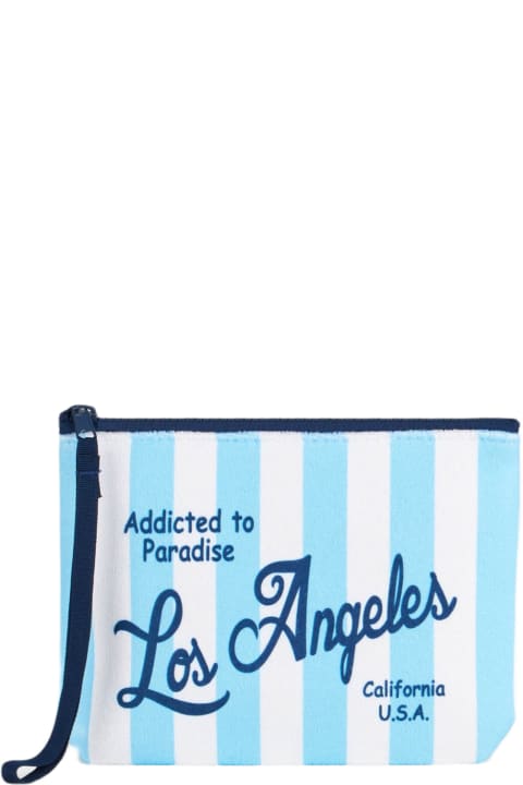 Clutches for Women MC2 Saint Barth Aline Terry Pochette With Los Angeles Print