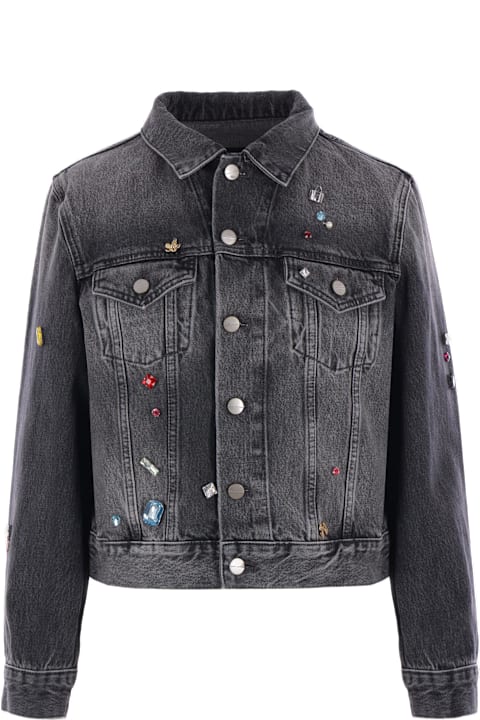Marc Jacobs Coats & Jackets for Women Marc Jacobs Denim Jacket With Crystals