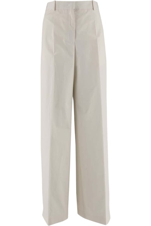 Jil Sander Pants & Shorts for Women Jil Sander Straight-leg Cotton Pants