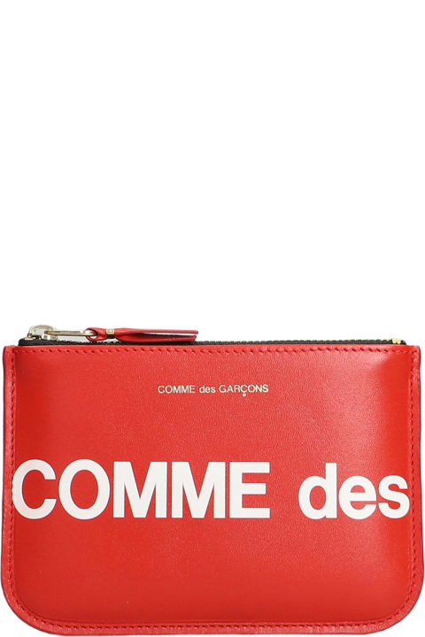 Comme des Garçons Wallet for Men Comme des Garçons Wallet Wallet In Red Leather