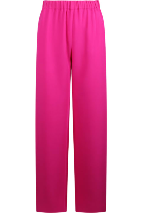 Valentino Garavani Pants & Shorts for Women Valentino Garavani Silk Jersey Pant