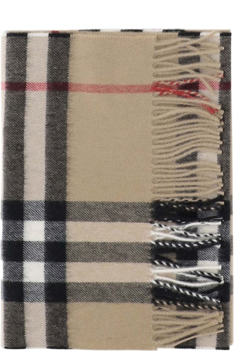 Burberry Scarves & Wraps for Men Burberry Cashmere Check Scarf