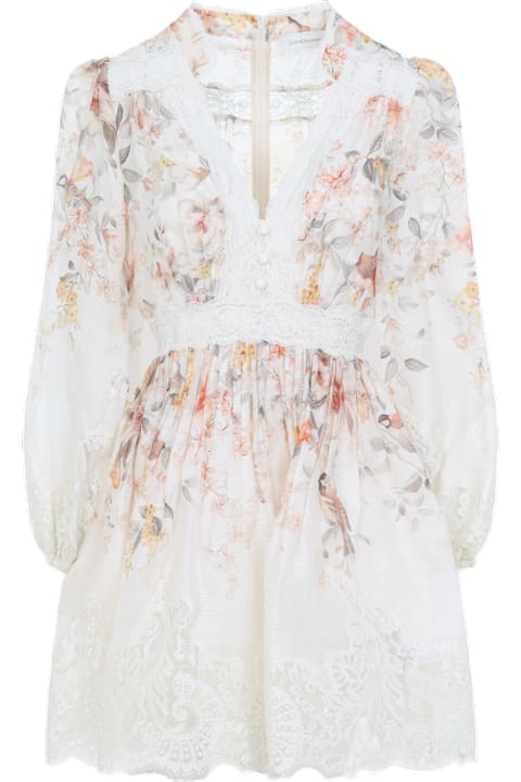 Zimmermann for Men Zimmermann Luca Lace Lantern Dress