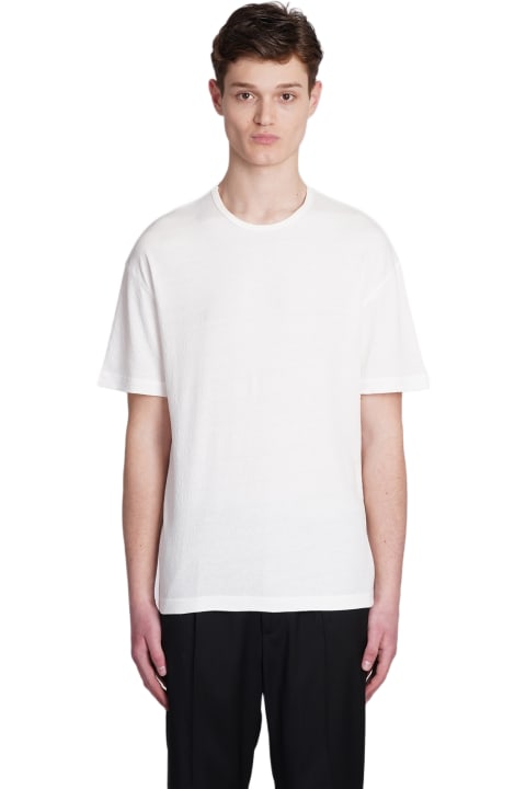costumein Topwear for Men costumein Liam T-shirt In White Linen