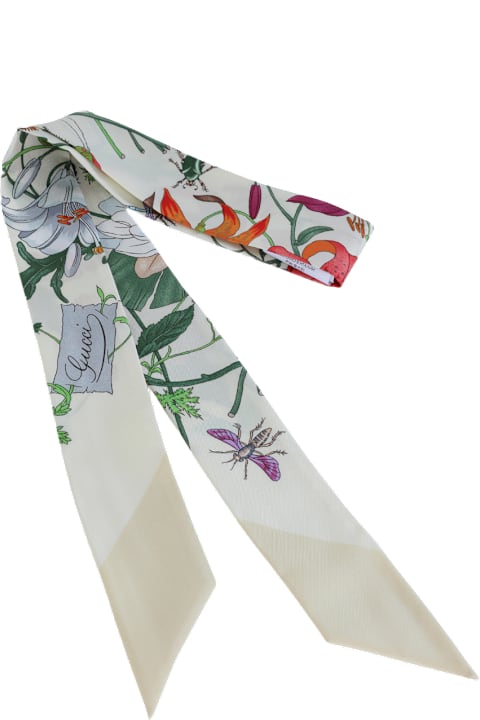 Homeware Gucci Ivory Silk Scarf