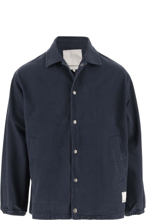 Emporio Armani Coats & Jackets for Men Emporio Armani Cotton Jacket With Logo