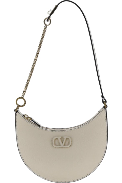 Valentino Garavani for Women Valentino Garavani Vlogo Signature Zip-up Shoulder Bag