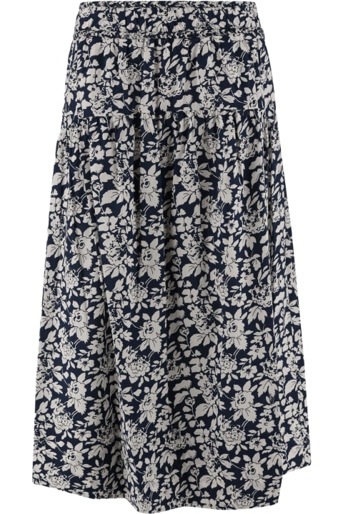 Fashion for Women Ralph Lauren Cotton Skirt With Floral Pattern