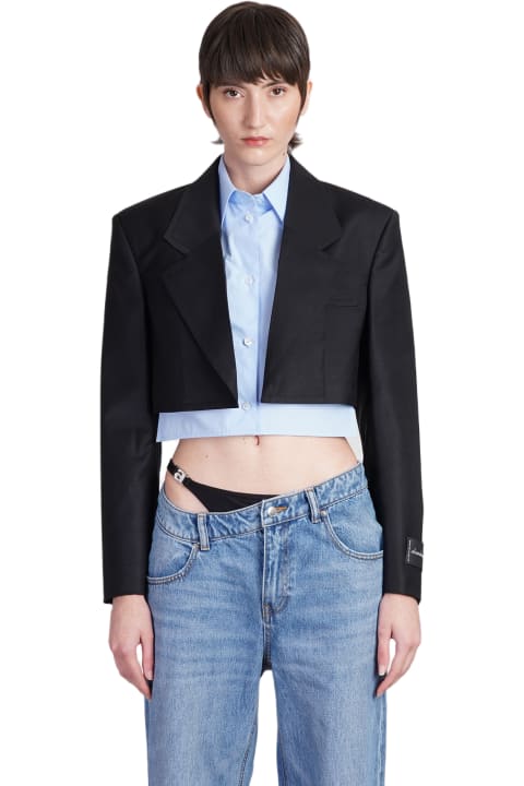 Alexander Wang Coats & Jackets for Women Alexander Wang Blazer In Black Wool