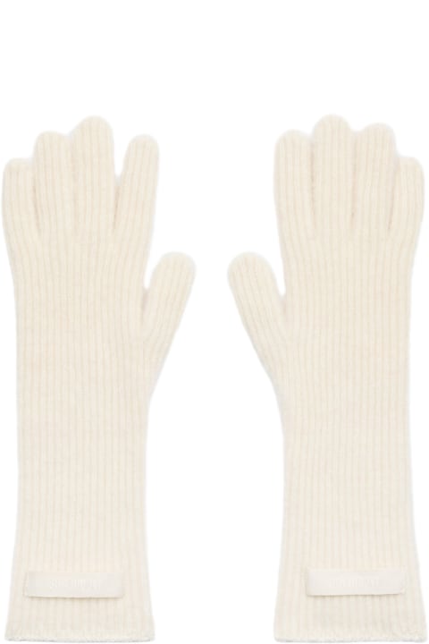 Gloves for Men Jacquemus Grosgrain Wool Gloves