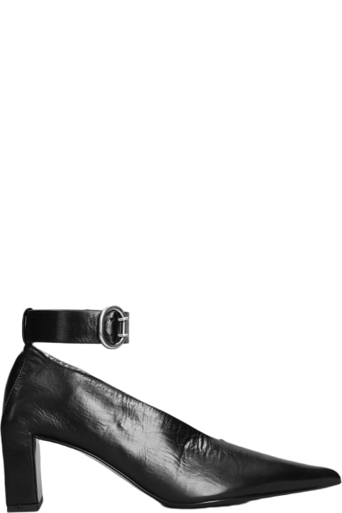 Jil Sander High-Heeled Shoes for Women Jil Sander Pumps In Black Leather